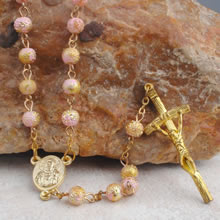 Glass beads rosary